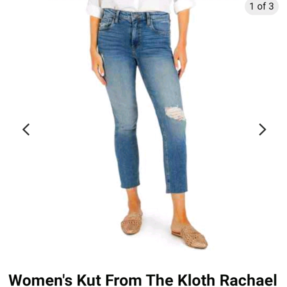 THE KUT Rachel Mom ANKLE jeans size 4
